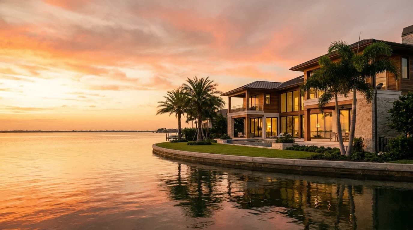 Luxury waterfront estate in St. Petersburg, FL